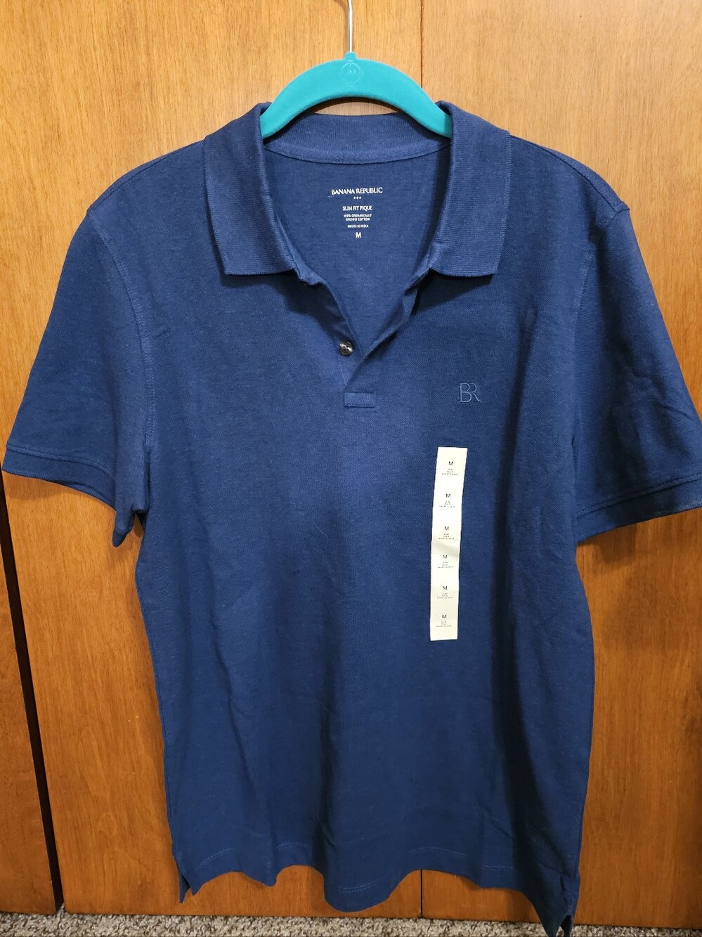 Banana Republic Men's Royal Blue Polo Shirt